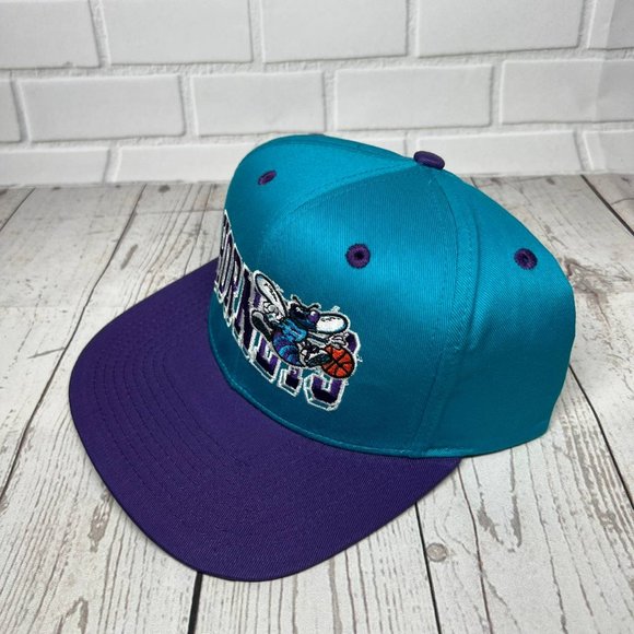 Vintage Charlotte Hornets NBA Adidas Hat Snapback Cap New Men - Picture 2 of 7